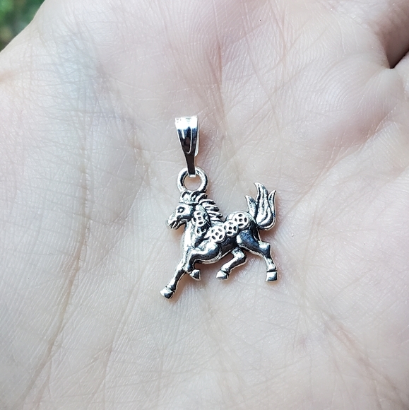 New Silver Celtic Horse Celtic Charm - Picture 5 of 8